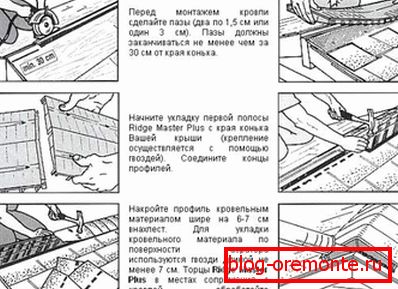 schema de instalare a unui aerator de crestături