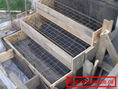 Pași de cofraj pentru construcții