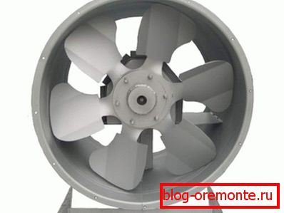 Design radial al ventilatorului pentru eliminarea fumului