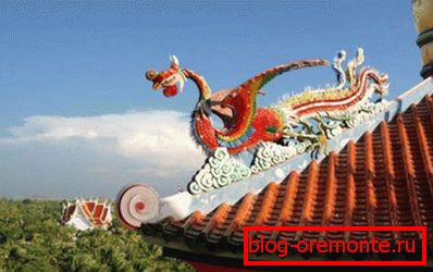 Stil acoperiș din China