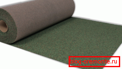 Material bituminos cu pansament cu granulație fină