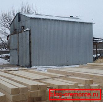 Hangar cu instalație de uscare Hangar cu instalație de uscare