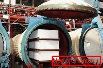 Autoclave cu lot de blocuri Autoclave cu lot de blocuri