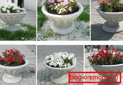 Florarii de beton pentru strazi Florarii de beton pentru strazi