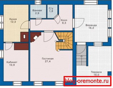 Un plan destul de simplu pentru o casă prefabricată. Un plan destul de simplu pentru o casă prefabricată.