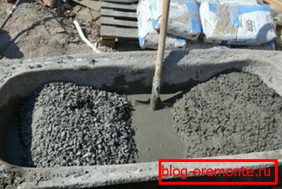 Pregătirea fotografiilor a amestecului de beton Pregătirea fotografiilor a amestecului de beton