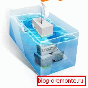 Hygroscopicitatea - blocul de spumă rămâne întotdeauna pe linia de plutire, blocul de gaze - chiuvetele Hygroscopicitatea - blocul de spumă rămâne întotdeauna pe linia de plutire, blocul de gaze - chiuvetele