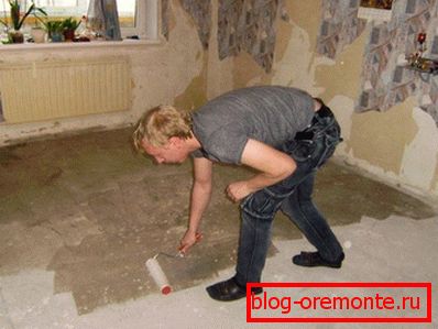 Primer podea de beton