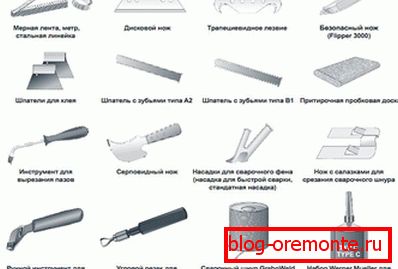 Unelte pentru linoleu