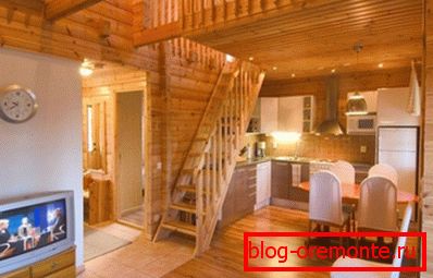 Interiorul casei de la barul rotunjit Interiorul casei de la barul rotunjit