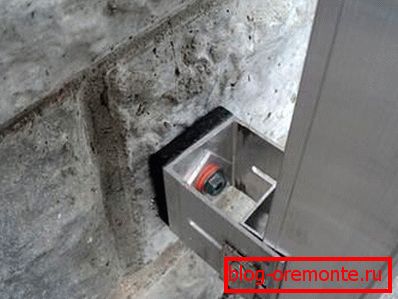 Fixarea la beton aerat. Suport pentru profil Fixarea la beton aerat. Suport pentru profil