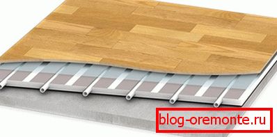 Strat laminat cu apă