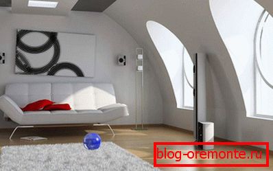 Laminat în culori vii, combinat cu interior alb