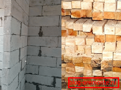 Fotografie amatoră a zidului de blocuri din beton și cherestea din matrice Fotografie amatoră a zidului de blocuri din beton și cherestea din matrice