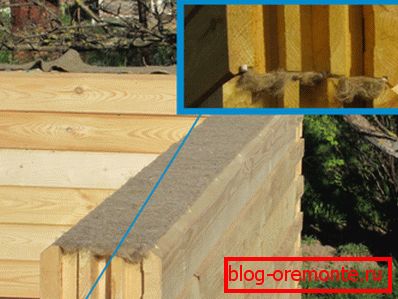 Material mezhventsovy din iută și in pentru încălzirea cusăturilor din structuri din lemn Material mezhventsovy din iută și in pentru încălzirea cusăturilor din structuri din lemn