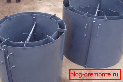 Forme metalice pentru inele din beton armat Forme metalice pentru inele din beton armat