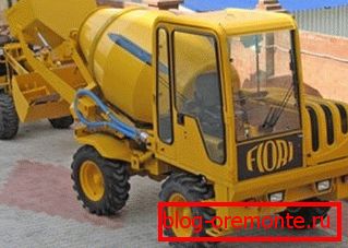 Mini instalație de amestecare a betonului Mini instalație de amestecare a betonului