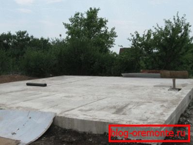 Fundația monolitică Fundația monolitică