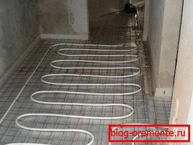 Instalarea podelei încălzite