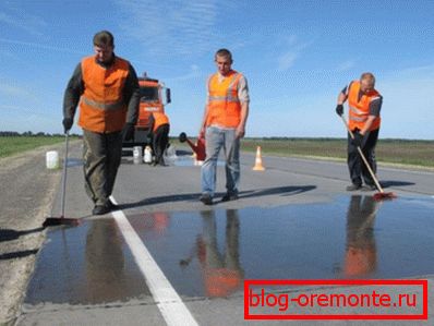 Aplicarea emulsiei de întărire Aplicarea emulsiei de întărire