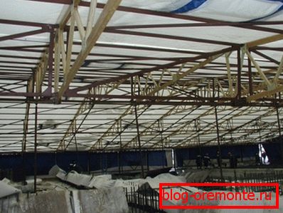 Încălzirea structurii cu ajutorul teplyak. Încălzirea structurii cu ajutorul teplyak.