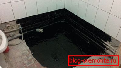 Tratamentul cu grunduri de bitum