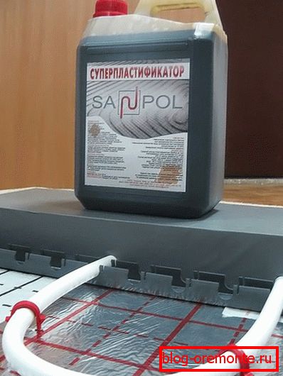Plastifiant pentru șapă