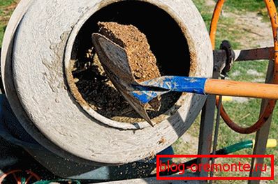 Amestecarea într-un mixer de beton