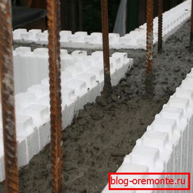 Utilizarea spumei în combinație cu betonul