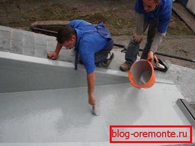 Utilizarea impermeabilizării penetrante pe suprafețe orizontale Utilizarea impermeabilizării penetrante pe suprafețe orizontale