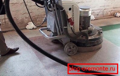 Podea de beton de slefuire