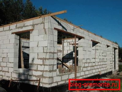 Construcția casei de beton gazos Construcția casei de beton gazos