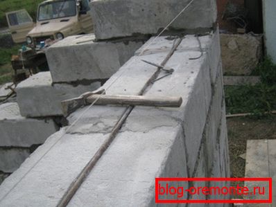 Construcția blocurilor de spumă. Construcția blocurilor de spumă.
