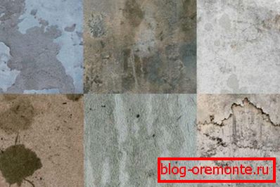 Aici este coroziunea din beton Aici este coroziunea din beton