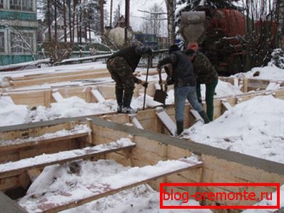 Turnarea betonului în timpul iernii Turnarea betonului în timpul iernii